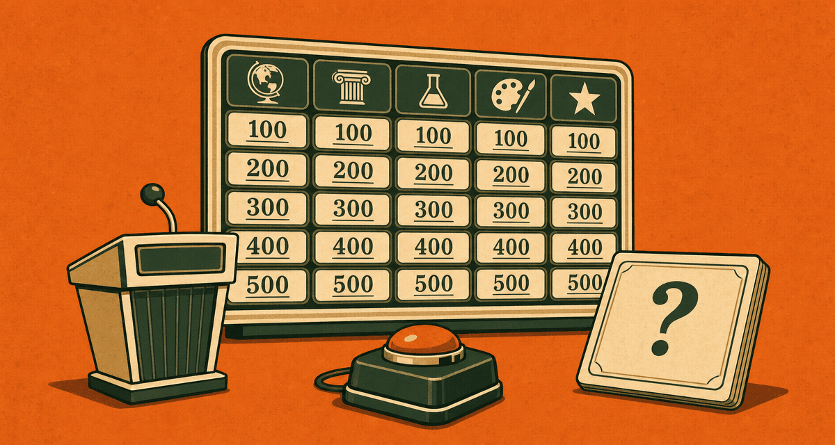 Jeopardy! Scorecard