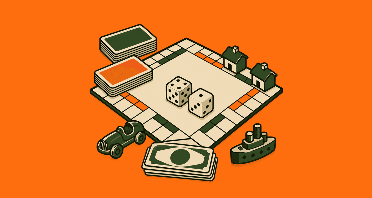 Monopoly game setup