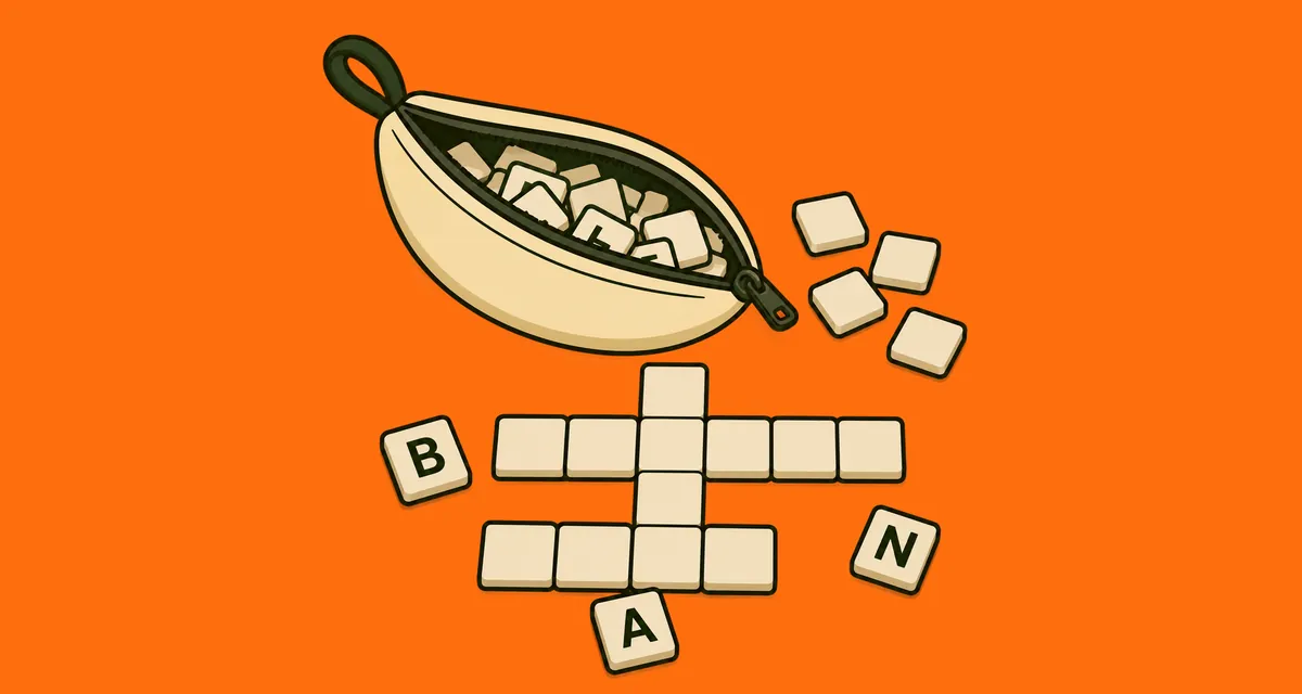 Tarjeta de puntuación de Bananagrams