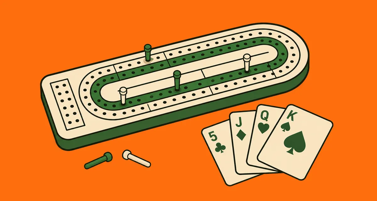 Cribbage game setup