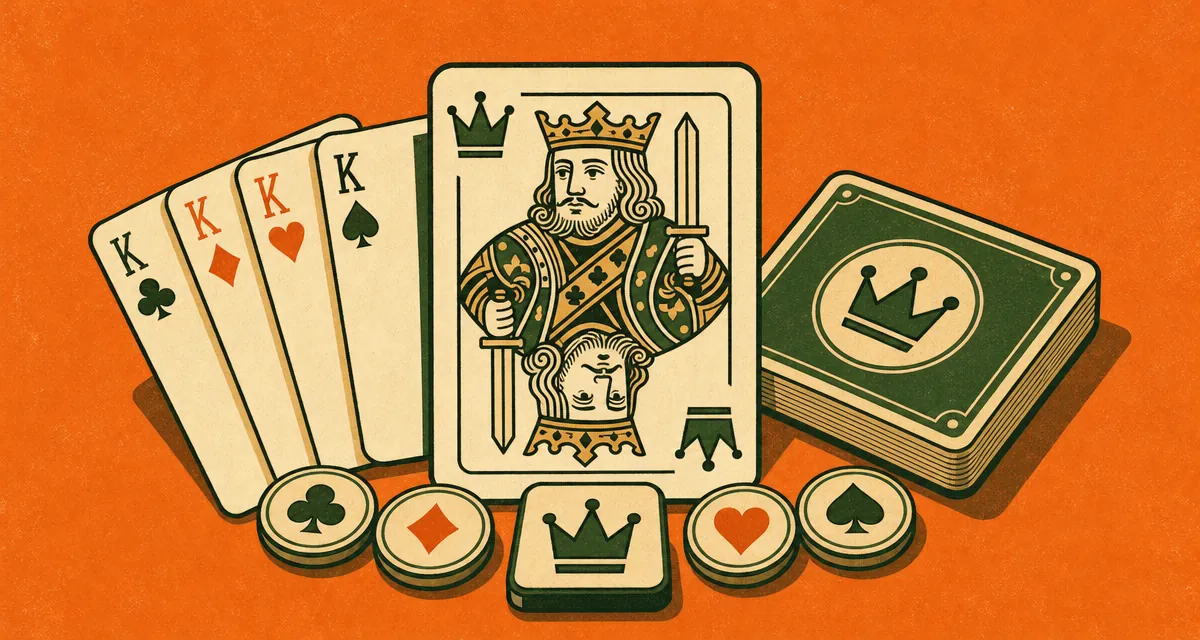 King's Cup game setup